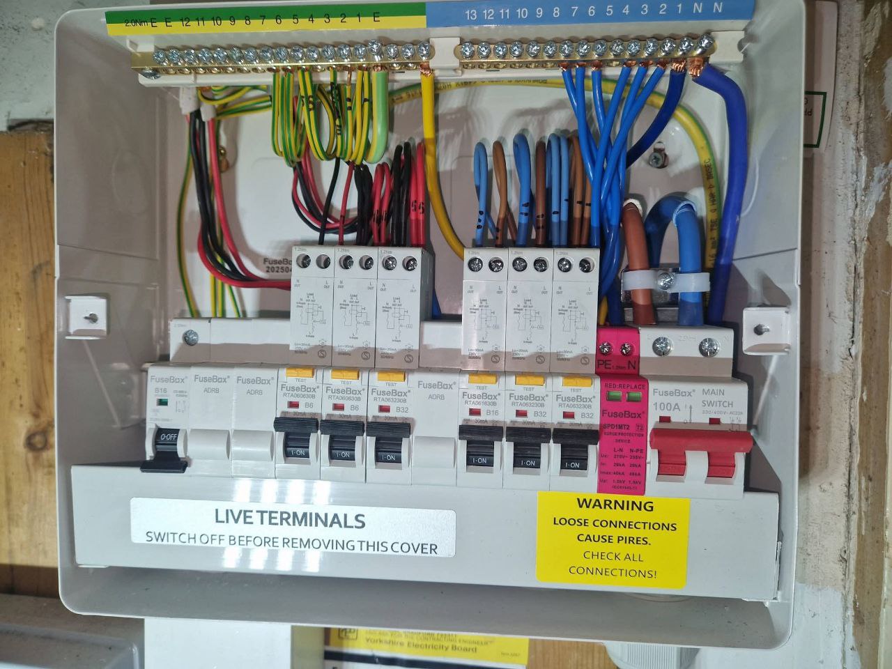 Circuit testing and inspection after a board change